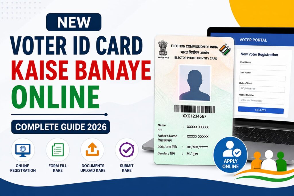 New Voter ID Card kaise banaye online complete guide 2026